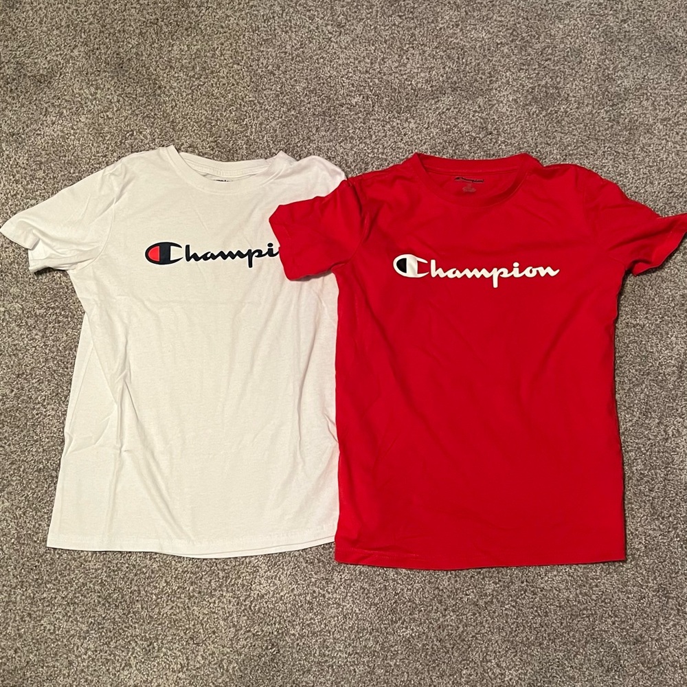 YOUTH (XL) - Champion Red and White T-Shirt Bundle | SIZE (XL) (Y)